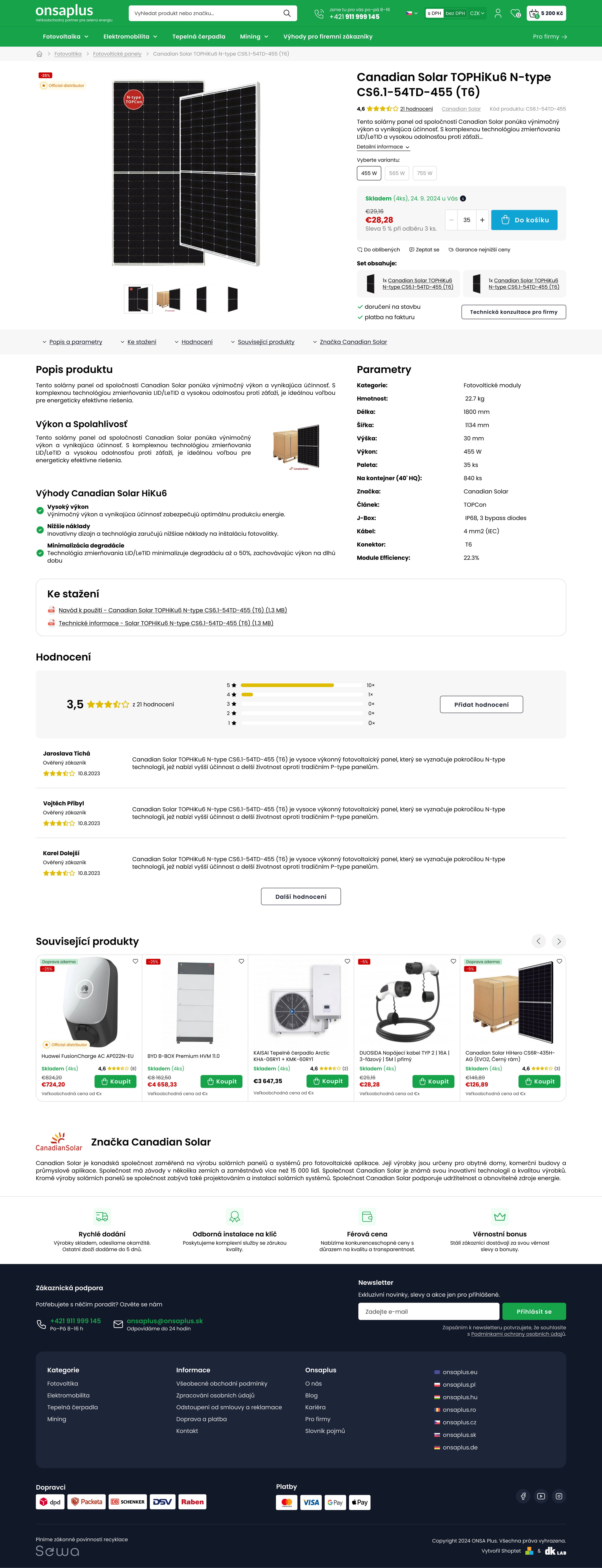 ONSA Plus — desktop, obrazovka 4