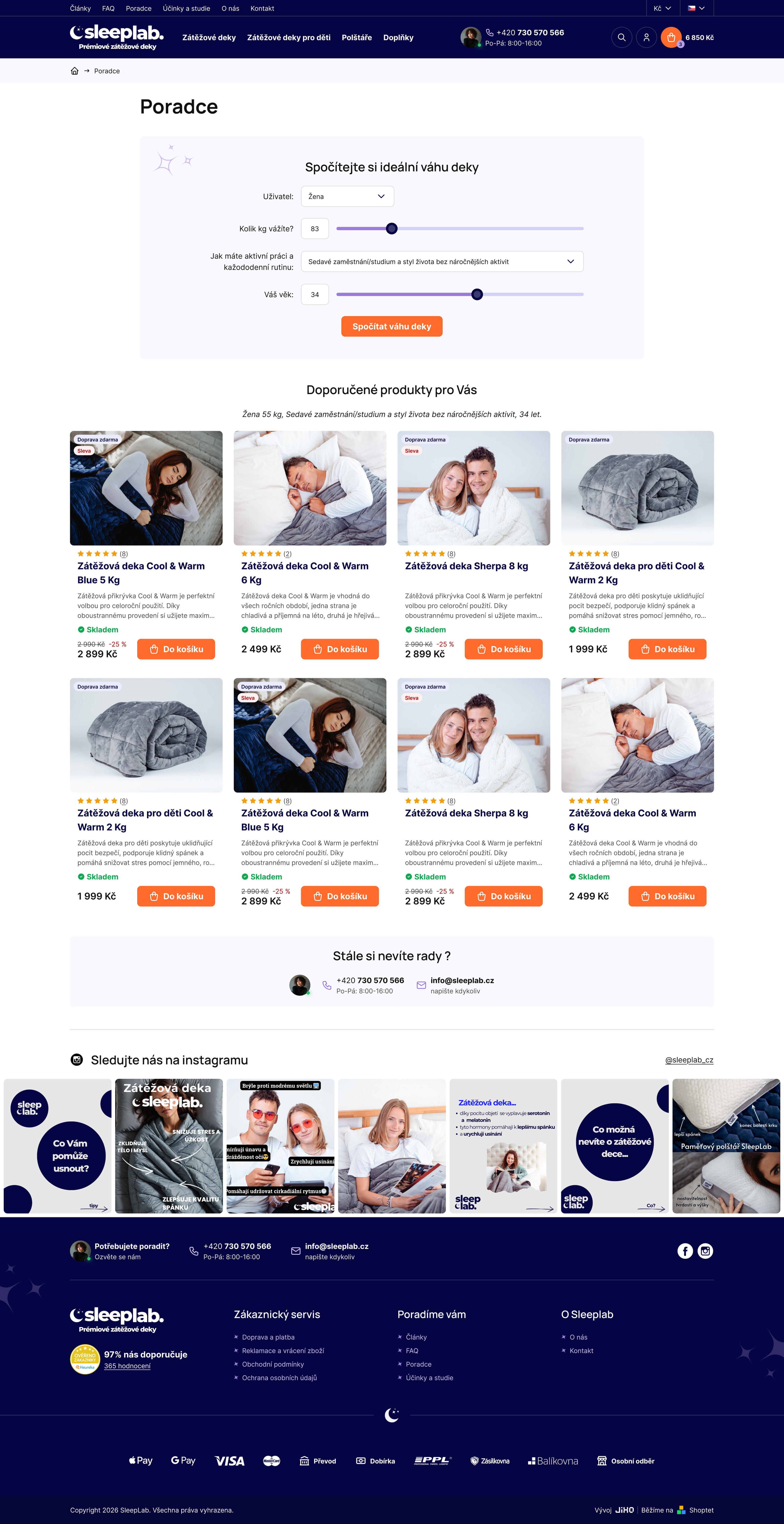 SleepLab — desktop, obrazovka 5